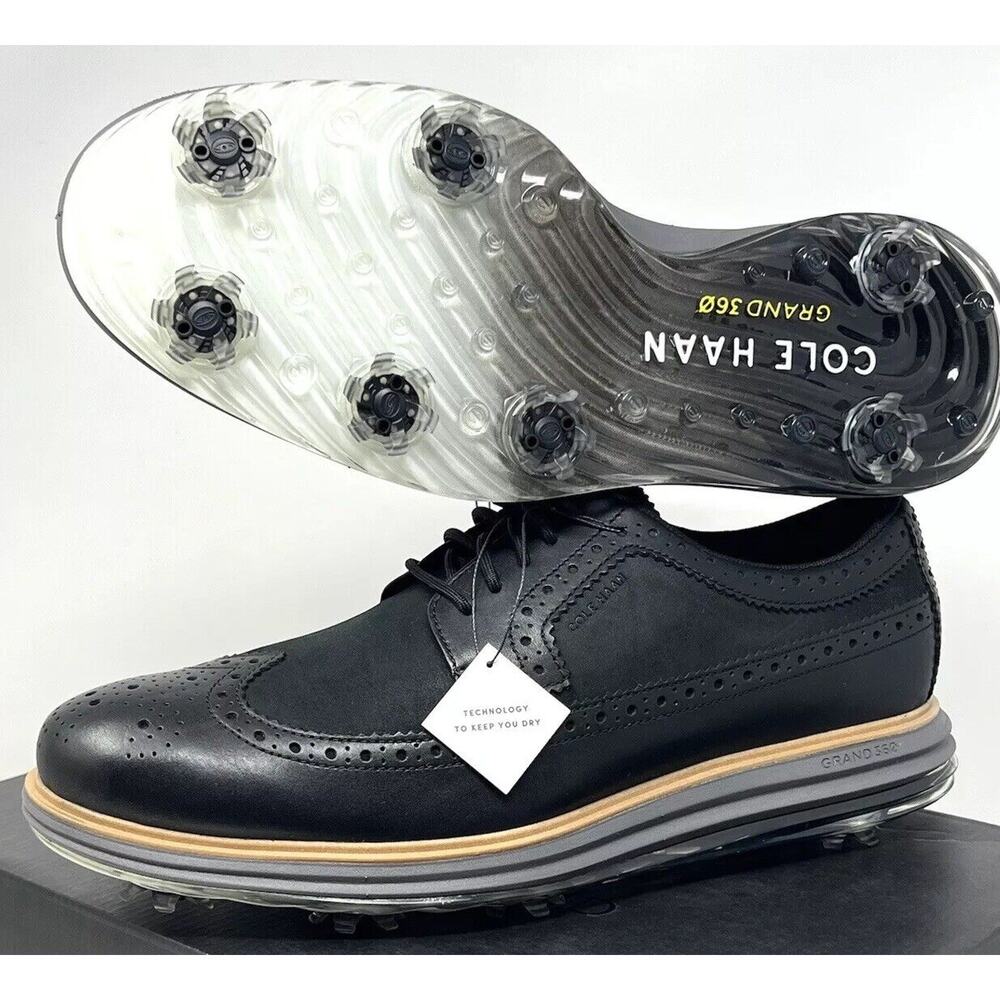 Cole Haan Original Grand Tour Oxford Golf Shoes Mens Size 10.5 Wing Tips C36154